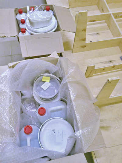 Комплект для окраски корпуса швертбота Оптимист