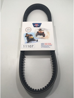 Ремень вариатора Optibelt 11107 для Arctic Cat, Arctic Enterprises, Polaris, Yamaha, НПО Сатурн, Русская Механика 0227-019, 3211058, 82017641, 820-17641-00, 89X-17641-00, 8A117641, 8F2-17641-00, 8F2-17641-01-00