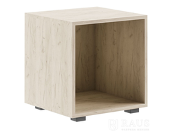 Детская БУКВА - Модуль с задней стенкой для стеллажа / Дуб Крафт Белый