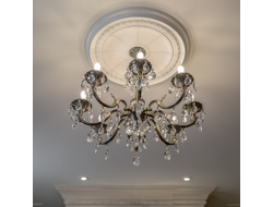 Розетка потолочная (подлюстра) из полиуретана с орнаментом Orac Decor-Orac Luxxus R77 диаметр 62 см