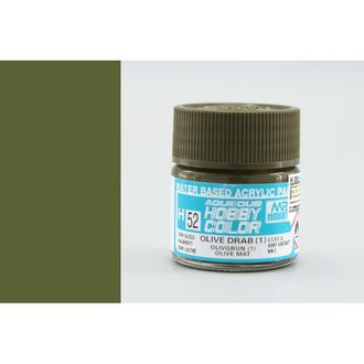 Aqueous Hobby Color Н52 10мл OLIVE DRAB (1)