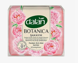 DALAN Парфюмированное мыло для рук и тела Botanica, аромат пион, 150 гр*4
