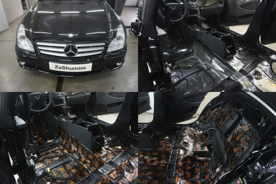 Шумоизоляция Mercedes-benz CLS / Мерседес-Бенц ЦЛС