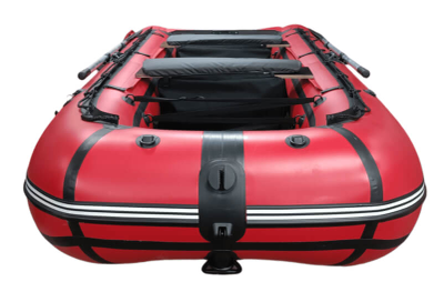 Моторная лодка ДИКИЙ 380 НДНД красный нос