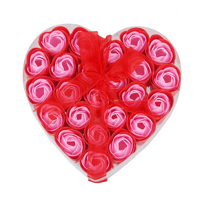 Мыльные лепестки в сердце 24шт