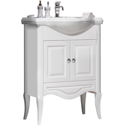 Тумба с раковиной Opadiris Брунелла 65 белый матовый