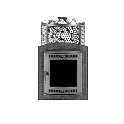 Печь банная "Атмосфера L" сетка из нержавеющей стали