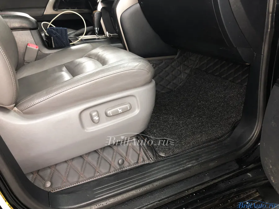 3D коврики из эко кожи Toyota Land Cruiser 200