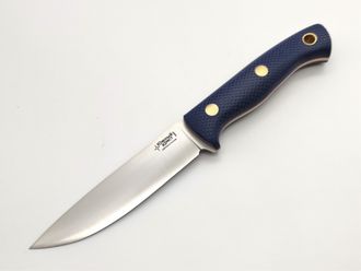Нож Шершень L сталь N690 синяя микарта