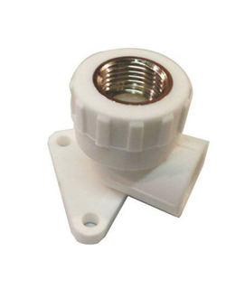 Угольник с креплением PPRC с внутренней резьбой 20x1/2 MeerPlast