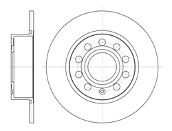 Диск тормозной задний