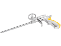 Пистолет для монтажной пены, цельнометаллический, прорезиненная ручка FIT 14284