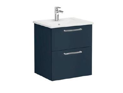Модуль с квадратной раковиной, Vitra Root, 60 см, 2 ящика, матовый, темно-синий, 68270