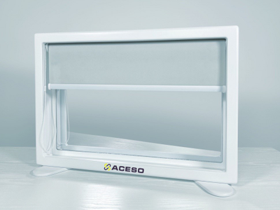 Профессиональное зеркало логопеда АЛМА 670 × 440 × 107 мм с подсветкой