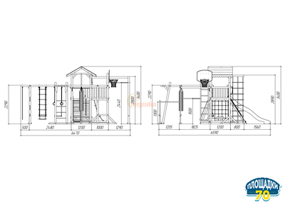 Детская площадка Савушка 4 Сезона 10