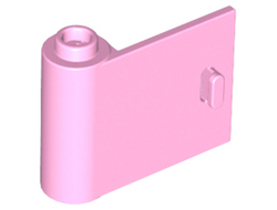Door 1 x 3 x 2 Left - Open Between Top and Bottom Hinge, Bright Pink (92262 / 6058768)