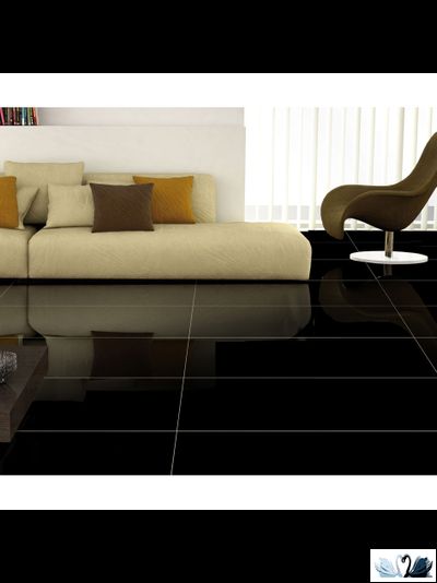 Керамогранит Staro Mono Black Mirror 60х120 см High Gloss глянцевый