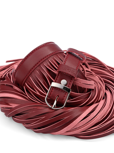 Bonny пояс с бахромой 80 Бордо