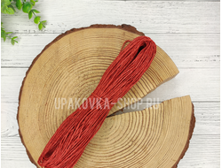 Бечевка бумажная 1,5мм*50м, красный