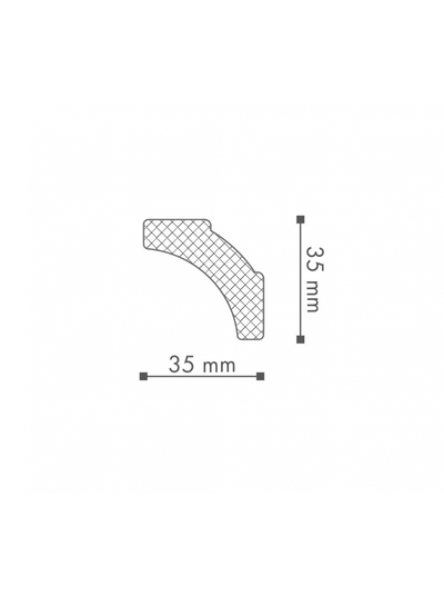 Карниз B2 - 35*35*2000мм
