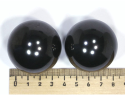 Шар из Шунгита, в ассортименте, Карелия (43-44 мм, 85-100 г) №15509