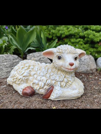 ОВЕЧКА - символ чистоты и плодородия  22*48см 1,6кг полистоун. Не боится влаги и перепадов температур Россия 1927/012289