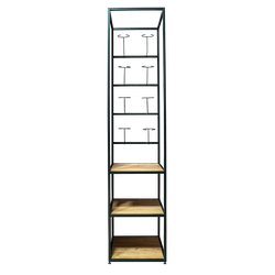 (ВЕШП 31) Вешало пристенное "Лофт" с 8-ю кронштейнами под головные уборы