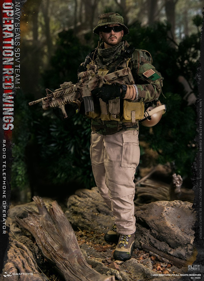 Радист, Операция «Красные крылья» - Коллекционная ФИГУРКА 1/6 scale Operation Red Wings NAVY SEALS  SDV TEAM 1 Radio Telephone Operator (78081) - DAMTOYS