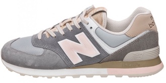 NEW BALANCE 574 Серые с розовым, белым