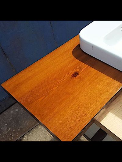 столешницы под раковину из массива лиственницы