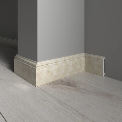 Напольный плинтус Decor-Dizayn 701-10, влагостойкий, ударопрочный, 2,4 метра