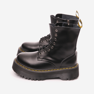 Dr Martens Jadon Smooth Black на толстой подошве