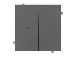 Выключатель для жалюзи (механизм + клавиша) базальт