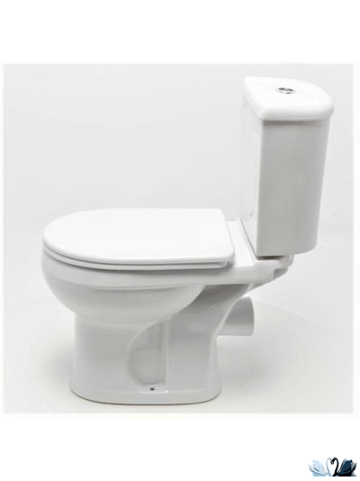 Унитаз с бачком Оскольская керамика Ирида, белый, Стандарт (сиденье арматура УКЛАД)