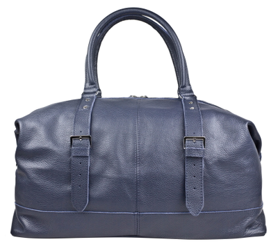 Кожаная дорожная сумка Campora blue (арт. 4019-19)