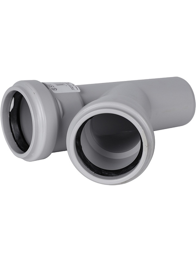 Тройник канализационный STOUT D 58х58 / 45° бесшумный (Арт. SKB-0015-585845)