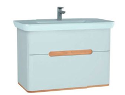 Шкаф VitrA Sento с раковиной, с 2 ящиками, 100 см, цвет матовый белый, 60826