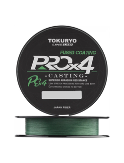 Плетёный шнур Tokuryo Pro PE X4 Dark Green 150 m