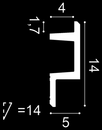 C383 Карниз L3 - 14*5*200см