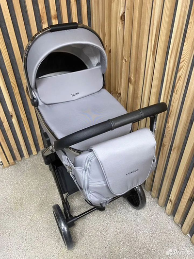 Детская коляска 3 в 1 Luxmom 777 Серый