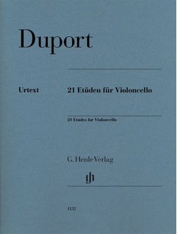 Jean-Louis Duport 21 Etudes for Violoncello