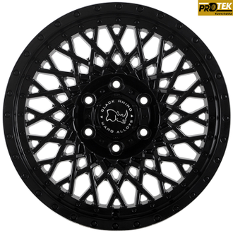 Комплект дисков R17 8,0J ET+10 6*139,7 FF FBX096 Черный (№ 1601)