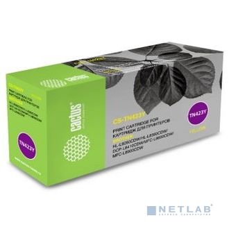 CACTUS TN-423Y Картридж для Brother DCP L8410CDW/HL L8260CDW/MFC L8690CDW, жёлтый, (4000стр.)