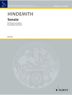 Hindemith: Sonate  fur Posaune und Klavier