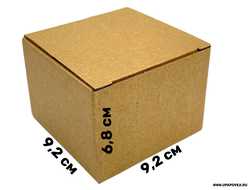 Коробка 9,2 x 9,2 x 6,8 см Бурый
