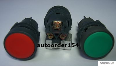 Выключатель кнопка круглая д.21 (on-off-on) 03000129