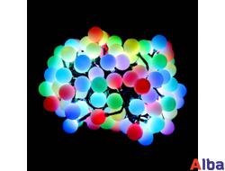 Гирлянда большие шарики, 5м RGB 220В