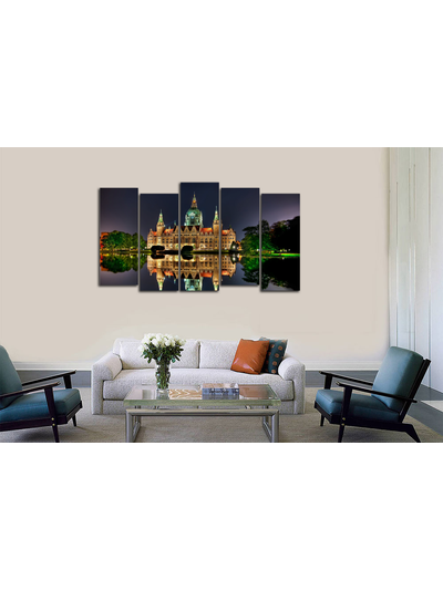 Модульная картина "Нью сити холл"