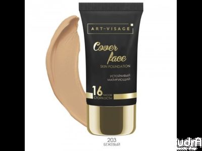 ART VISAGE Тональный крем COVER FACE, тон 203 бежевый