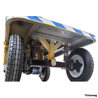 Платформенная тележка электрическая RuTrike ПЛИТА БУКСИР 1200